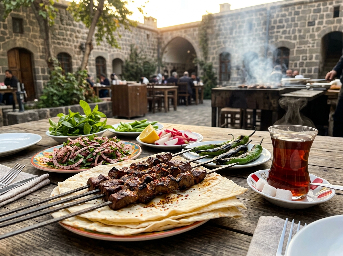 Diyarbakır Sabah Ciğeri Sofrası